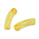 Acrylic Tube bead 33x8mm Freesia yellow